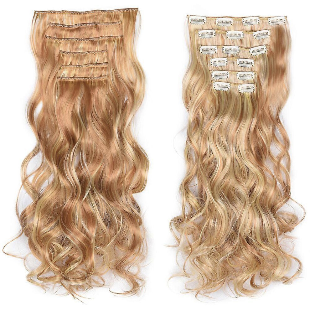 Unisex (18) Synthetic Hair Wig Clip In Braid Hairpiece Ponytail