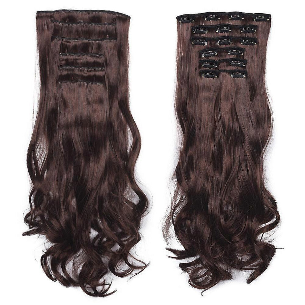 Unisex (5) Synthetic Hair Wig Clip In Braid Hairpiece Ponytail