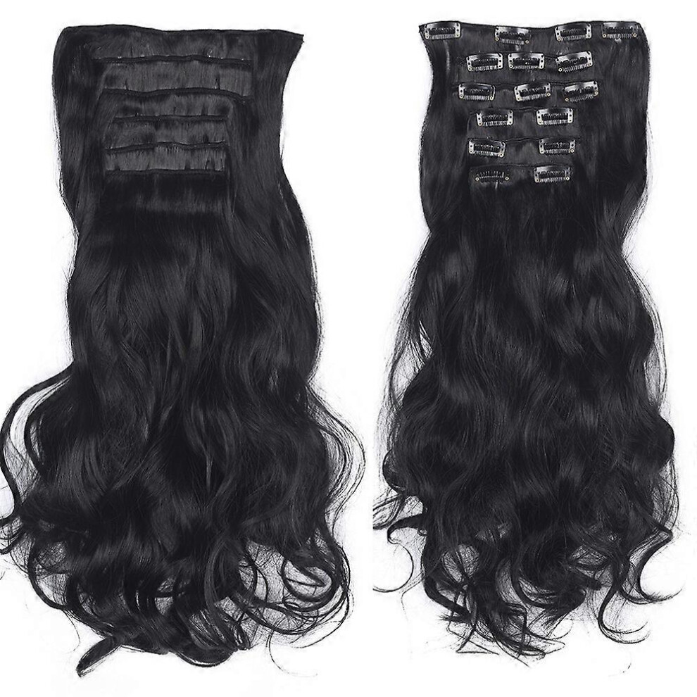 (1) Synthetic Hair Wig Clip In Braid Hairpiece Ponytail