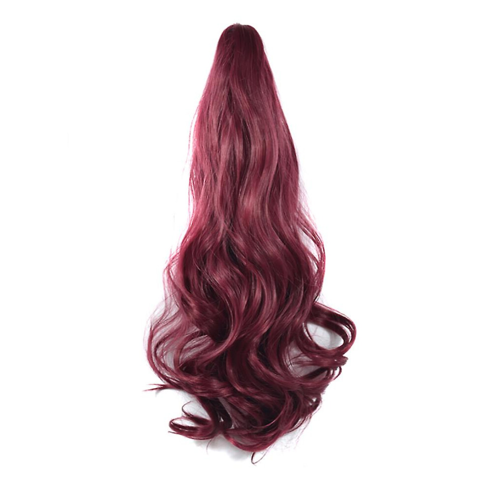 Unisex (3) Synthetic Hair Wig Clip In Braid Hairpiece Ponytail