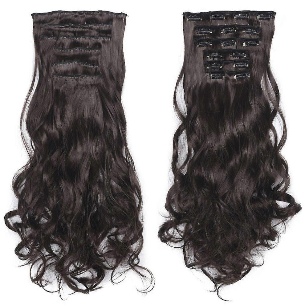 Unisex (14) Synthetic Hair Wig Clip In Braid Hairpiece Ponytail