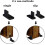 2 Pack Hardware for All Sliding Barn Doors, Adjustable Swing Bottom Tracks 5