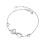Bracelet women's 925 sterling silver white gold 1