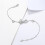 Bracelet women's 925 sterling silver white gold 3