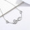 Bracelet women's 925 sterling silver white gold 2