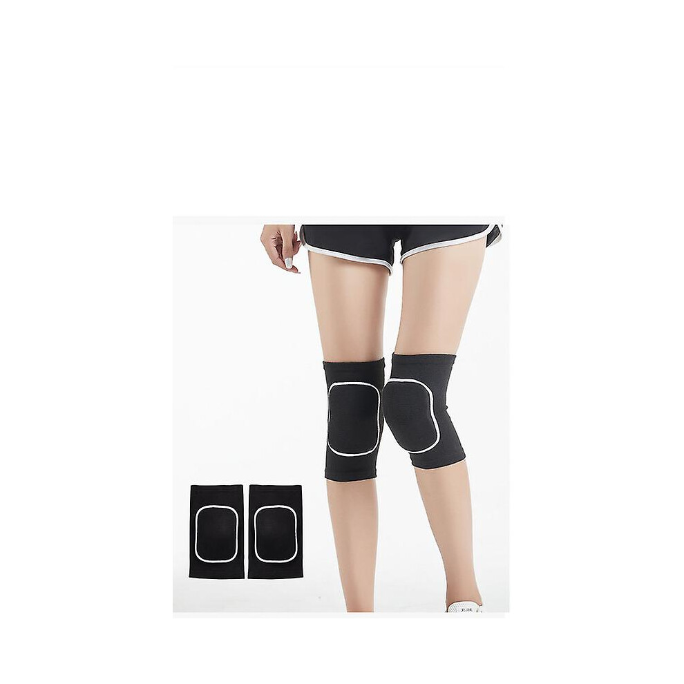 (M, White) Elastic Breathable Anti-Slip Knee Brace 5415817843026