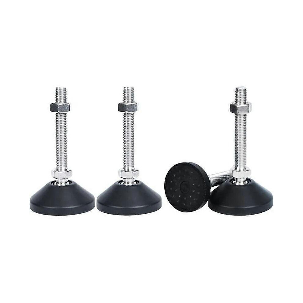 M8x50 Nylon Adjustable Feet For Furniture - Universal Silicone Adjustment Screws, Height Adjustable For Tables And Chairs 5415817843446