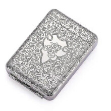 Peakyblinders Creative 3 Sided Engraved Men's Open Alloy Cigarette Case