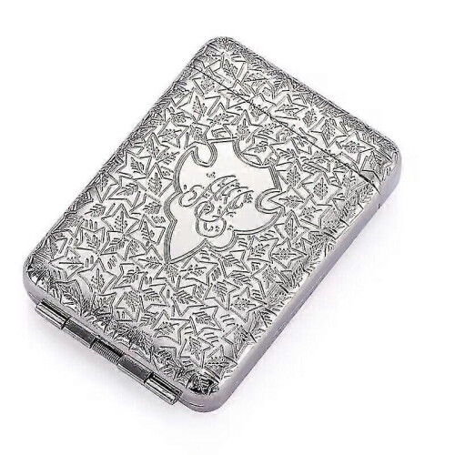 Peakyblinders Creative 3 Sided Engraved Men's Open Alloy Cigarette Case