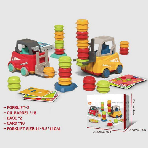 Forklift Transport Game, Forklift Frenzy - 2-player Stack & Matching Skill Games 2