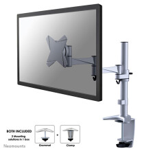 Montagekit - NEWSTAR - FPMA-D1330SILVER - Articulatiebeugel - Klembevestiging - Zilverkleurig