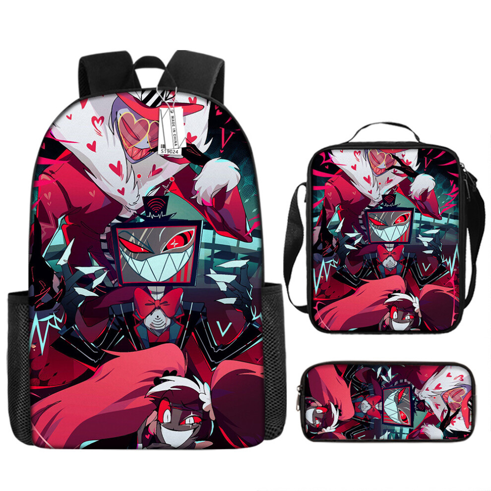 (Twenty one, Three-piece backpack) New skibidi toilet toilet man spoof schoolbags primary and secondary school students backpacks shoulder bag pencil-image-OPC-PGMTJYY-NEW