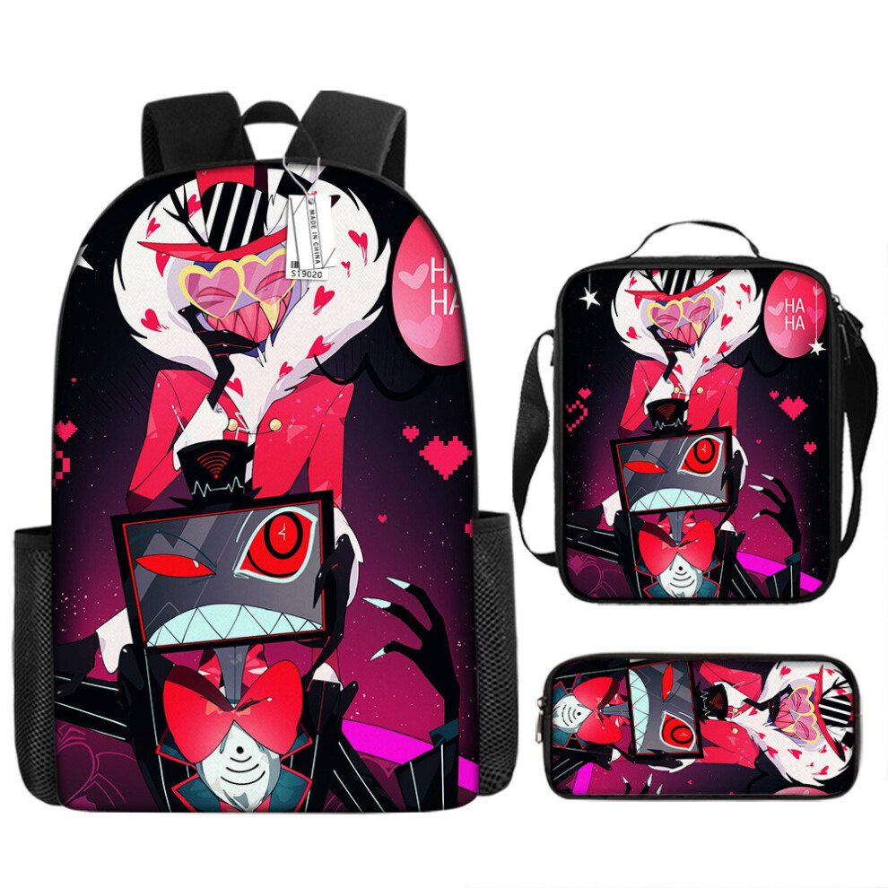 (19, Three-piece backpack) New skibidi toilet toilet man spoof schoolbags primary and secondary school students backpacks shoulder bag pencil bag back-image-OPC-PGMTJYV-NEW