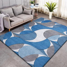 (Blue , 60 x 110 cm ) Modern Large Area Rugs Living Room Bedroom Carpet Hallway Runner Floor Mats