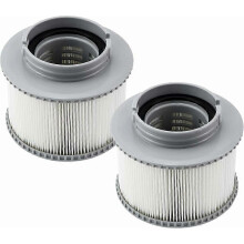 Replacement Filter for Mspa FD2089 Compatible with All Current MSpa Filter Cartridges and Pools Inflatable Spa Filter (Upgraded Version) Pack of 2