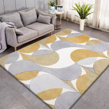 (Ochre , 60 x 110 cm ) Modern Large Area Rugs Living Room Bedroom Carpet Hallway Runner Floor Mats