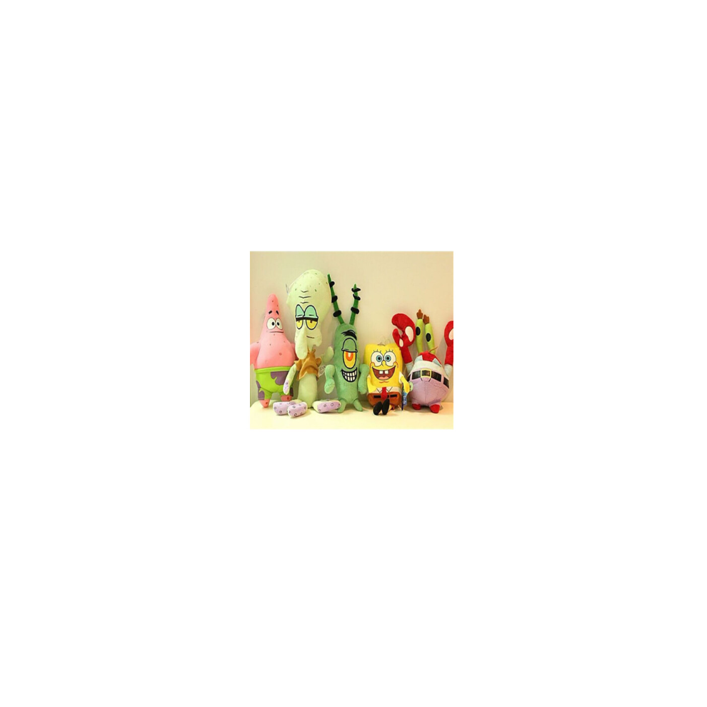Enekio 6Pc Spongebob Plush Toy Patrick Star Squidward Tentacles Gary Soft Toy