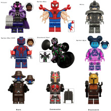 9PCS Spider-Man Across the Spider-Verse Minifigures Building Blocks Toy Fit Lego present