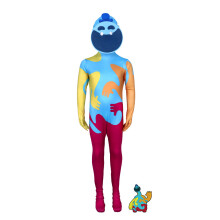(Doey the Doughman, 190) Poppy Playtime 4 Cosplay Costume Jumpsuit Yarnaby Pianosaurus Doey Bodysuit Party Fancy Dress for Kids Adult