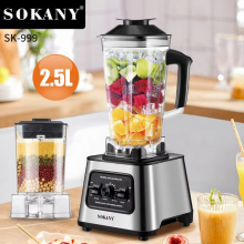 1 Sokany Plug Type 2.5L Multifunctional Wall Breaking Machine, Blender, Ice Crusher, Cooking Machine SK-999 6000W High-power EU PLUG