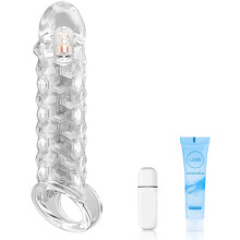 Penis Sleeve Vibrator Aid Extender for Men Sex Toys for Couples