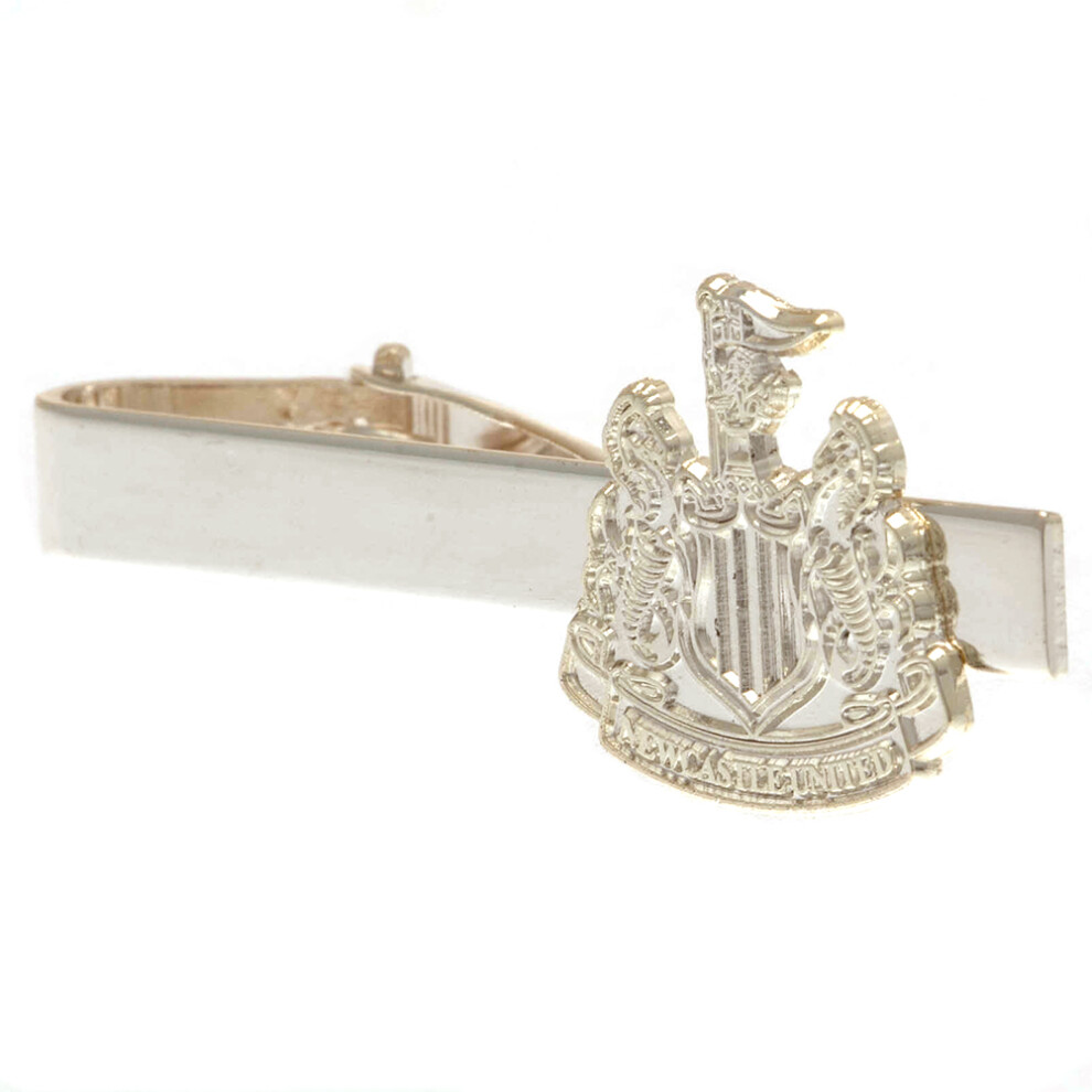 Newcastle United FC Silver Plated Tie Slide Official Licensed Product