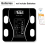 Smart Body Fat Scale Wireless LED Digital Bathroom Weight Scale Body Composition Analyzer Testing Scale 4