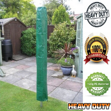 144cm Heavy Duty Garden Rotary Washing Line Cover Airer Parasol UK