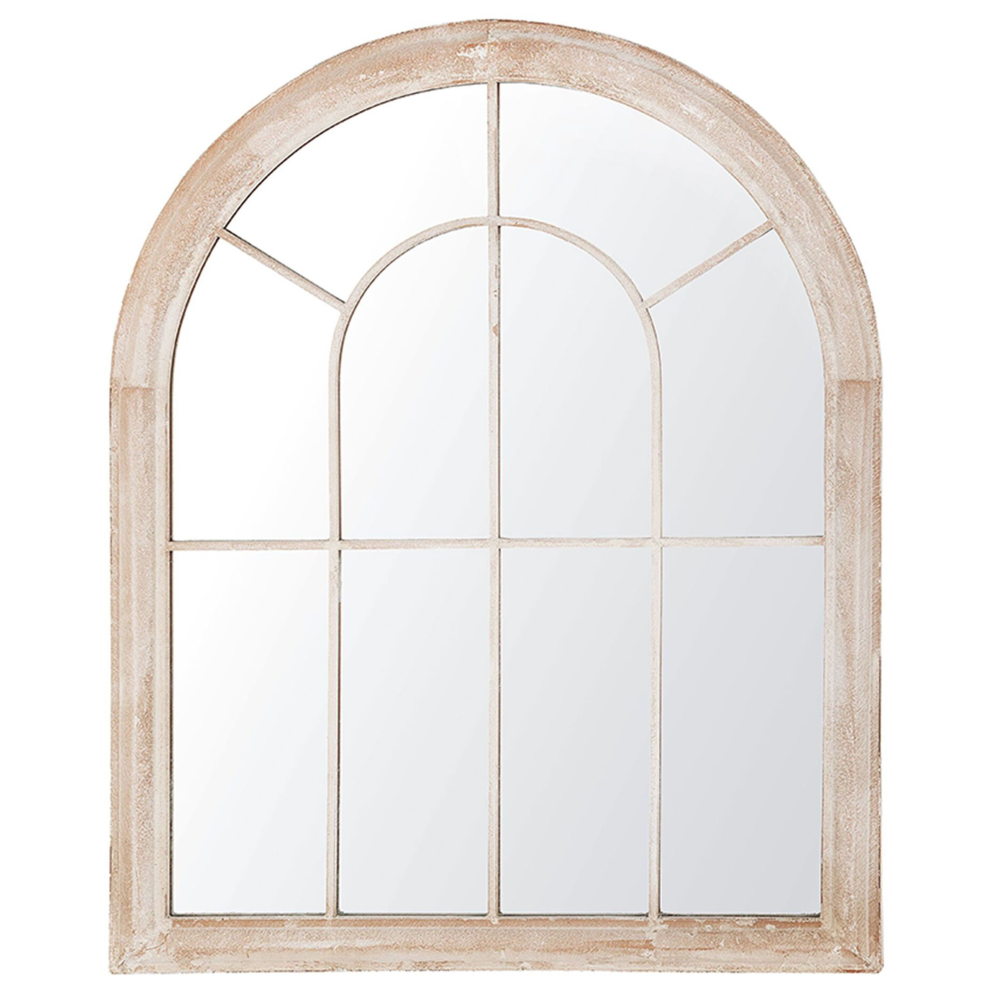 Wall Mirror EMBRY 69 cm 88 cm Metal Beige