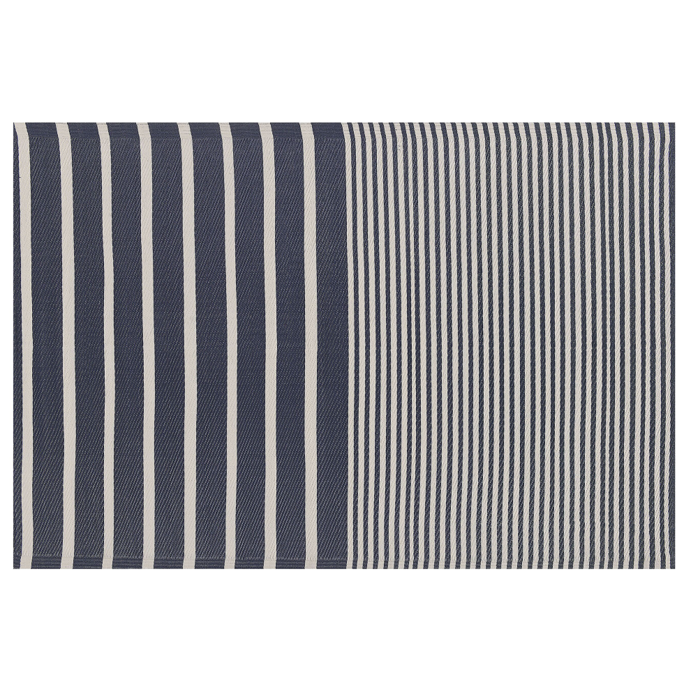 Outdoor Area Rug 120 x 180 cm Dark Blue HALDIA