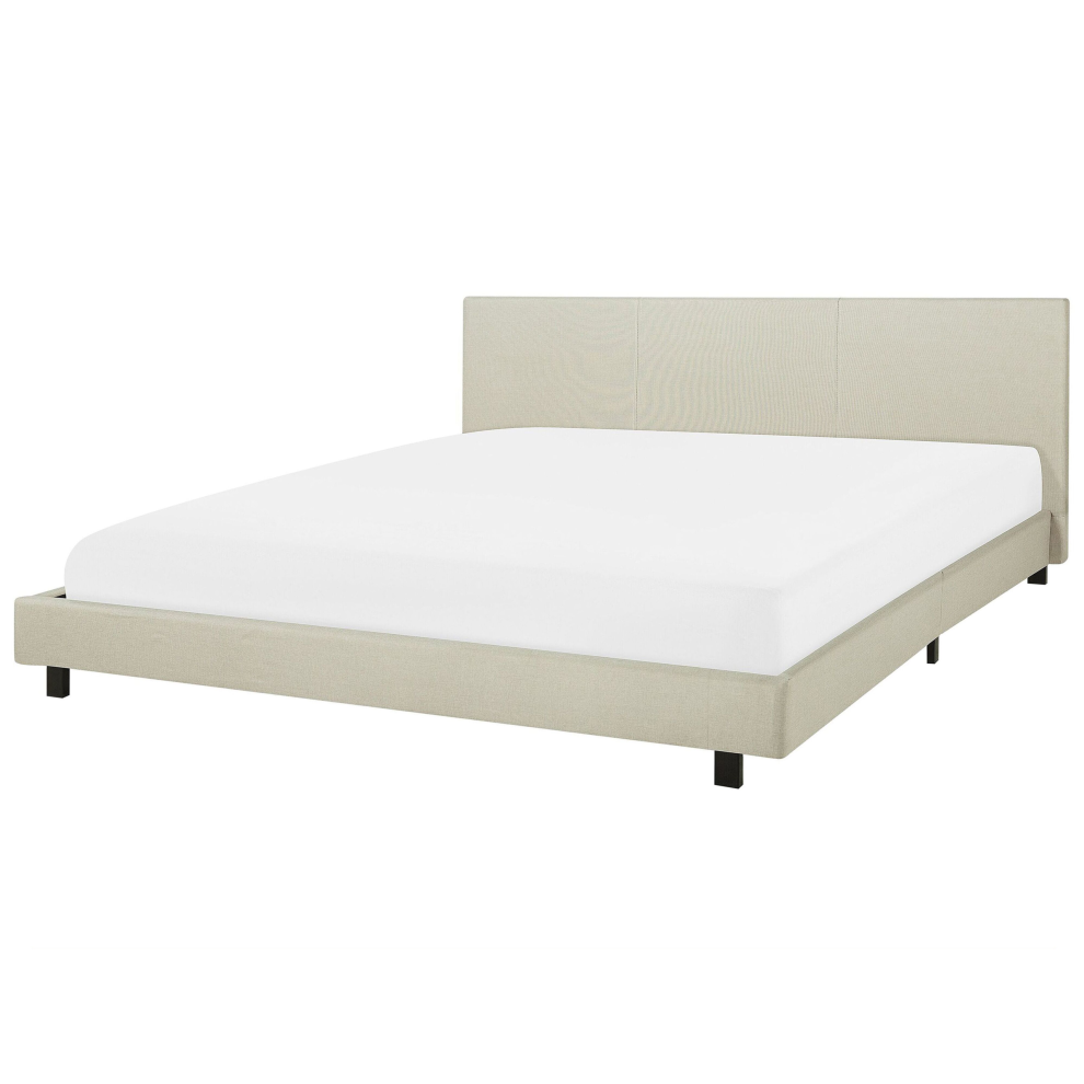 Bed Fabric ALBI 180 x 200 cm (EU Super King) Beige