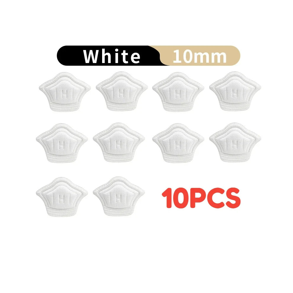 Hesliya (White-10Mm 5Pair, Cn) Customizable Heel Protector Pads For Shoes Keep Your Feet Happy