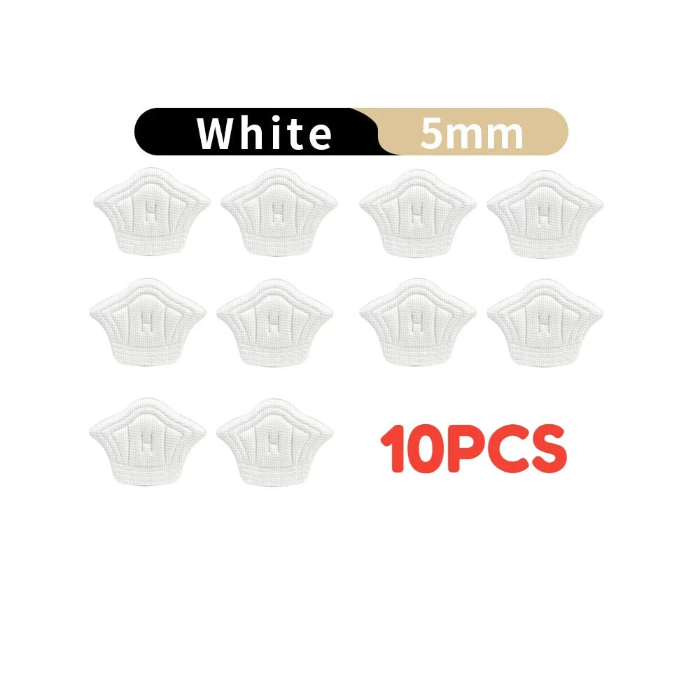Hesliya (White-5Mm 5Pair, Cn) Customizable Heel Protector Pads For Shoes Keep Your Feet Happy