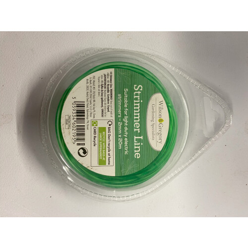 Nylon Strimmer Line Cord wire  2mm x 20M grass trimmer