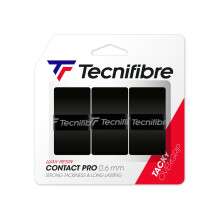 Tecnifibre Pro Contact Tennis Overgrip 3-pack (zwart)