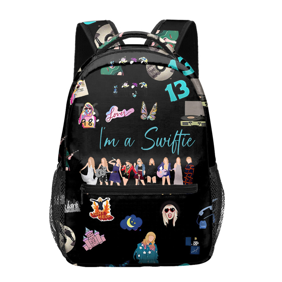 (29, Backpack) New Taylor Swift Taylor Swift Primary and Secondary School Students Backpack Children's Backpack Full Print Backpack
