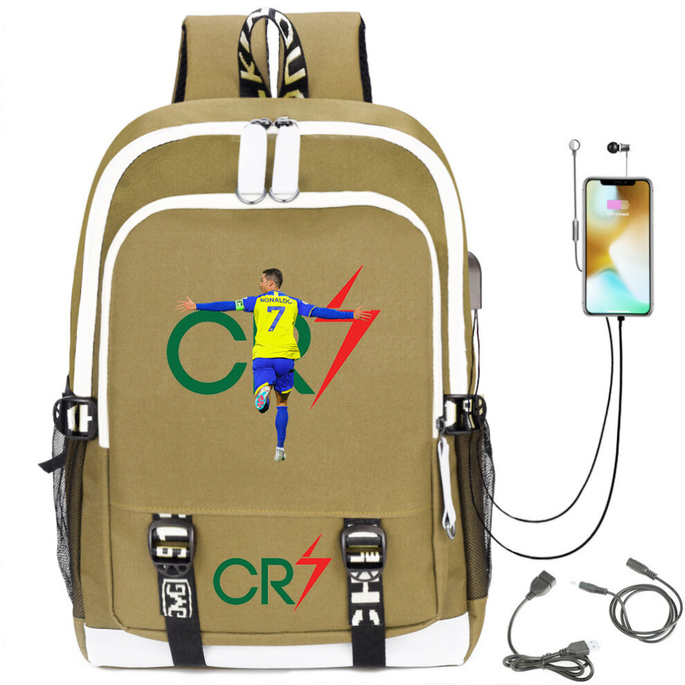 (9, Backpack) New football star C Ronaldo backpack usb charging school bag student backpack computer bag children backpack-image-OPC-PGMVZXZ-NEW