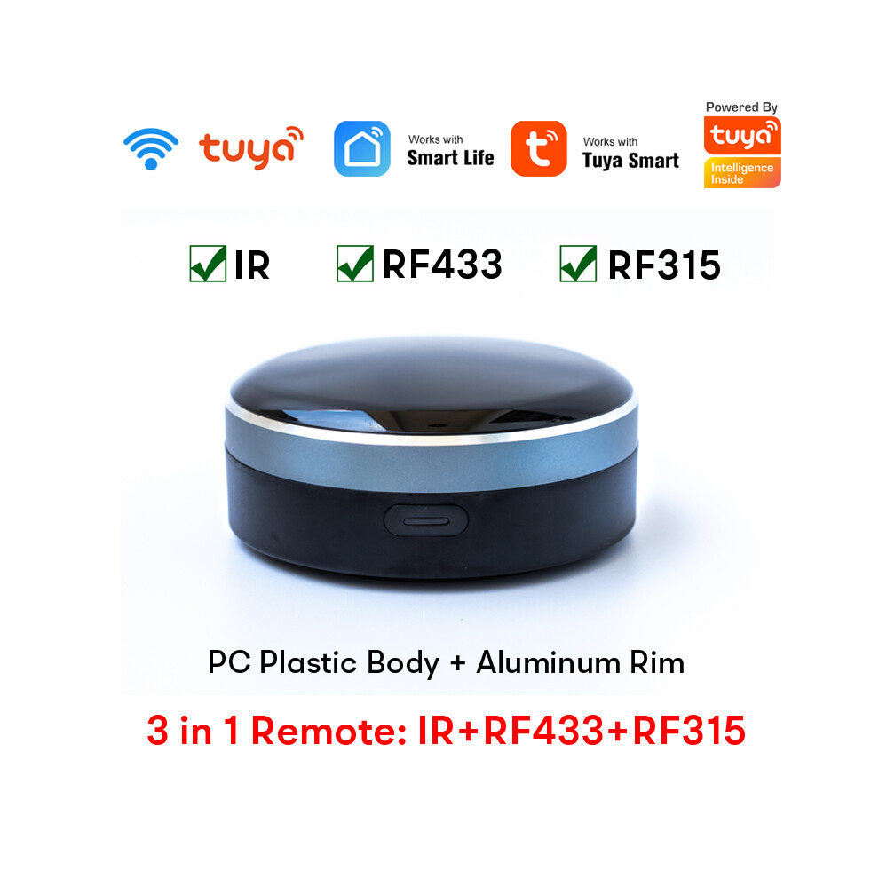(Pro Ir Rf433 Rf315) Ir+Rf433/315 Smart Remote Control Wifi Universal Controller For Tv A/C Curtain Roller Shutter Works 9180193692921