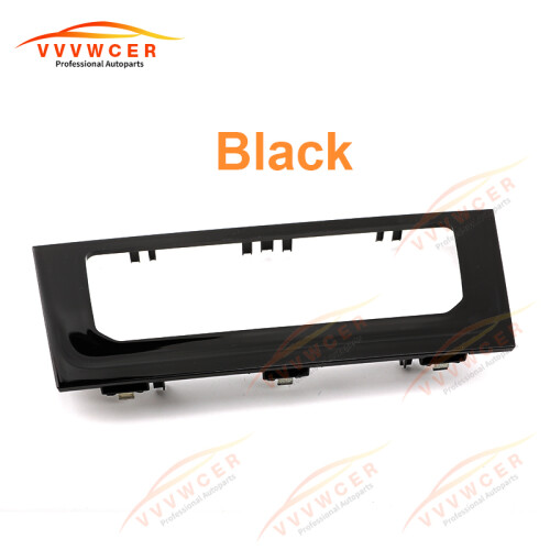 (Frame Black) LCD Touch Screen Automatic Air Conditioning Panel with Seat Heating for VW Golf 7 7.5 MK7 Golf R