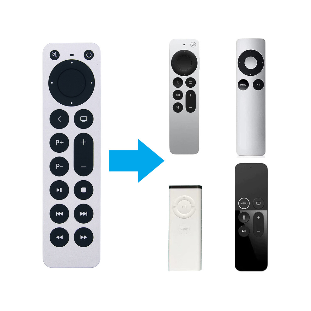 Replacement Apple Tv Remote For Apple Tv 4K Gen 1 2 3 4 Hd A2169 A1842 A1625 A1427 A1378 A1218 With 9180193695106