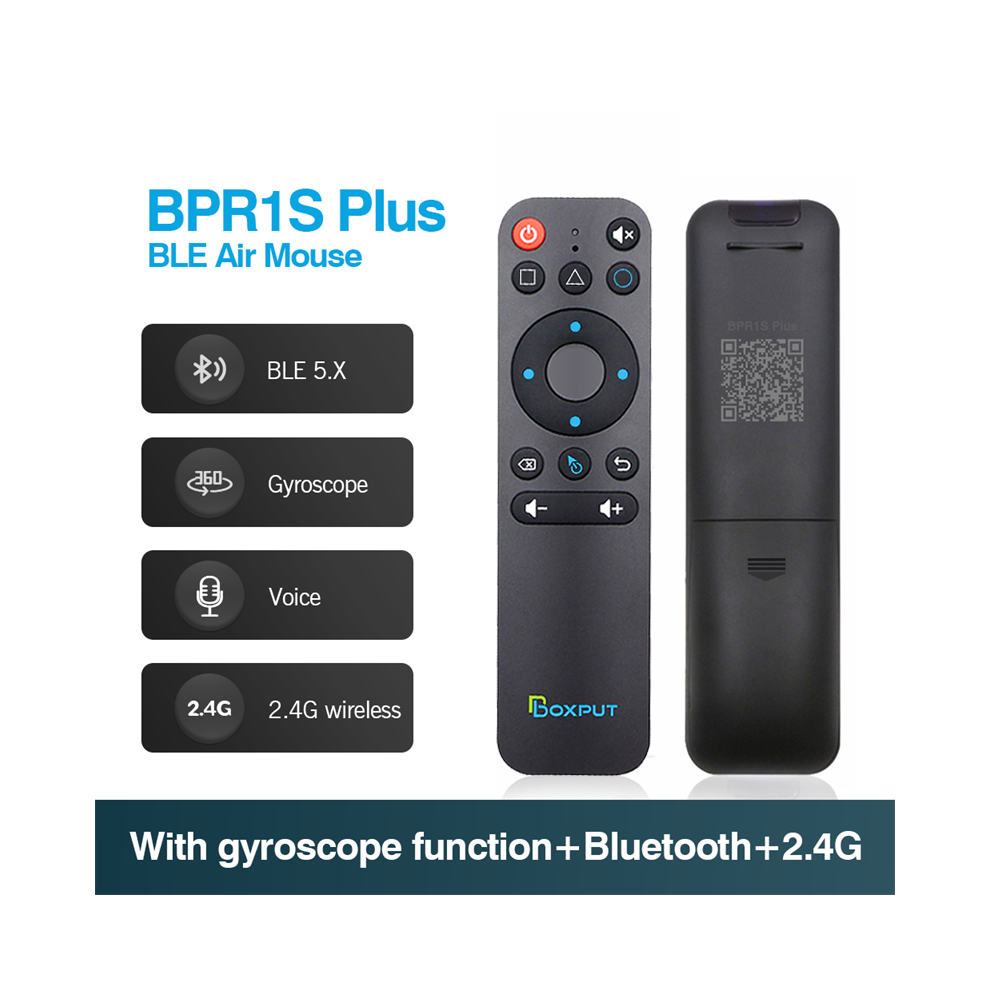 (Bpr1s Plus) Bpr1 Bpr1s Plus Ble 5.0 Air Mouse Voice Remote Control 2.4Ghz Wireless Remote Controller With Gyro For 9180193695298