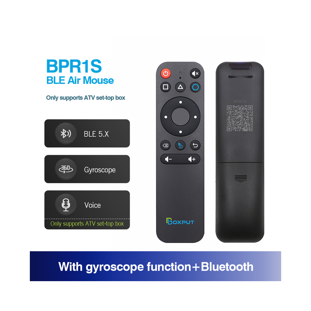 (Bpr1s) Bpr1 Bpr1s Plus Ble 5.0 Air Mouse Voice Remote Control 2.4Ghz Wireless Remote Controller With Gyro For 9180193695281