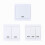 (3CH) 433MHz Universal Wireless Remote Control Wall Panel RF Transmitter 1527 Learning Code Wall Switch 4