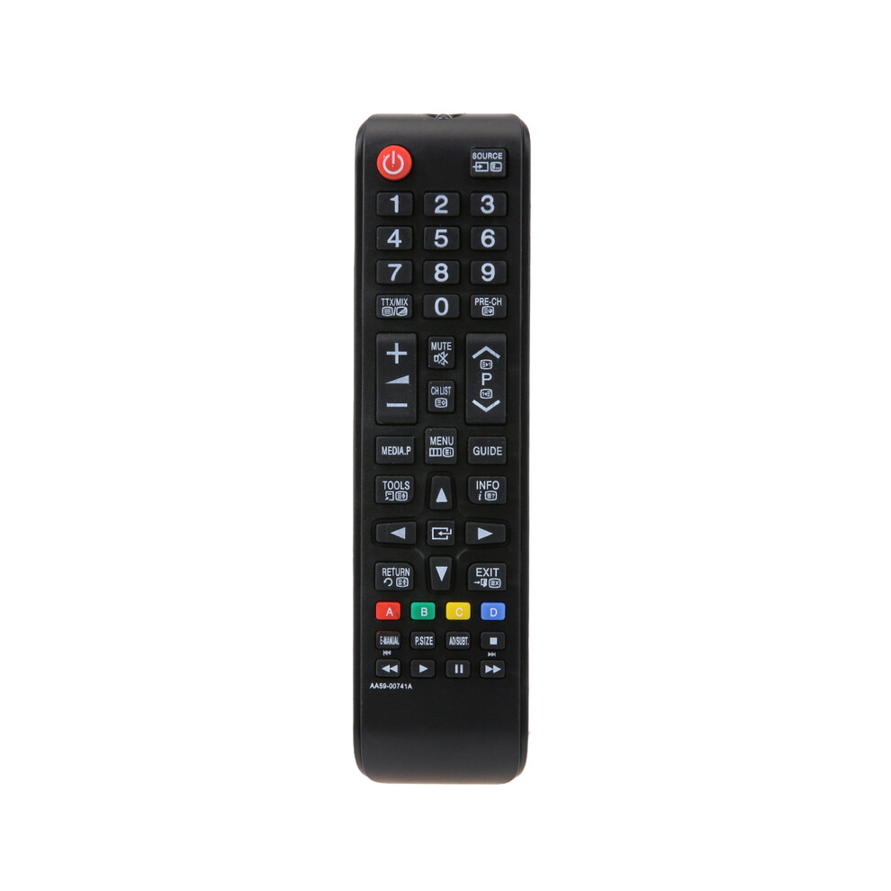 (Black) Aa59-00741A Replacement Remote Control For Samsung Tv Aa59-0049 Aa59-00666A Aa59-00602A Remote Control Black 9180193696561