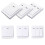 (3CH) 433MHz Universal Wireless Remote Control Wall Panel RF Transmitter 1527 Learning Code Wall Switch 2
