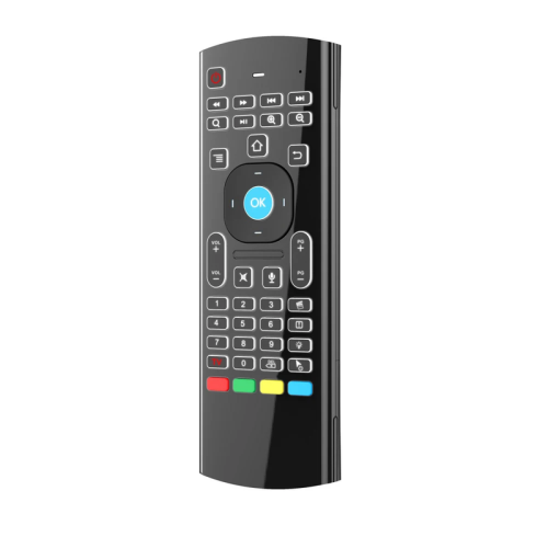 (Voice backlight) MX3 2.4GHz Air Mouse Wireless Mini Keyboard Backlit Remote Control With Multimedia Keys For Android