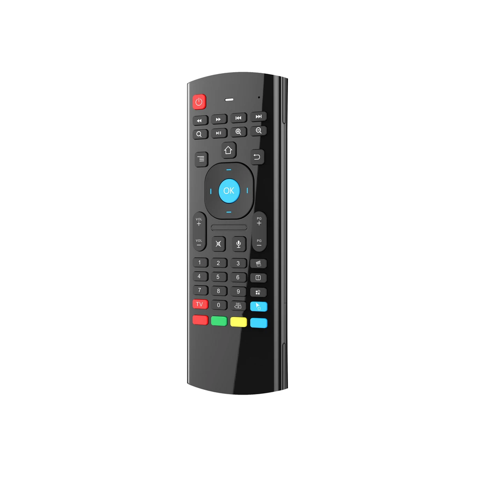 (Standard Voice) Mx3 2.4Ghz Air Mouse Wireless Mini Keyboard Backlit Remote Control With Multimedia Keys For Android 9180193695380