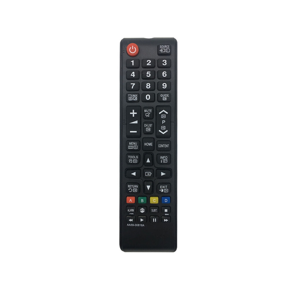 (Black) Universal Samsung Smart Tv Remote Control Aa59-00818A For Samsung Led Lcd Hdtv Qled Suhd Uhd 4K 3D Tvs Black