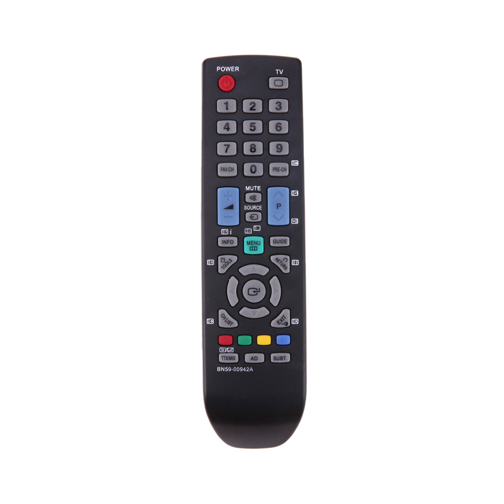 (A) Smart Remote Control Replacement For Samsung Bn59-00865A Bn59-00942A Aa59-00496A Aa59-00743A Aa59-00741A Black 9180193695496