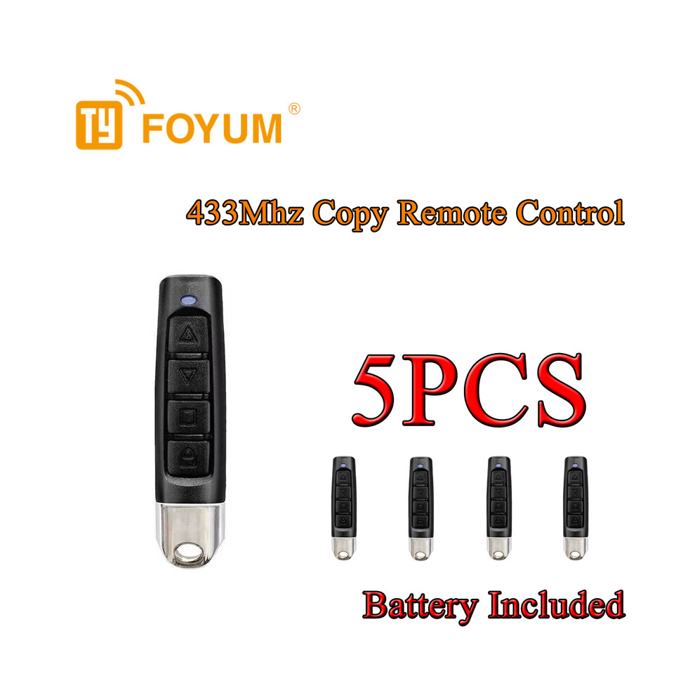 (Lj 433M) Cloning Duplicator 5Psc Warehouse Key Garage Gate Door Opener Remote Control Clone Learning Code Cloning 9180193692235